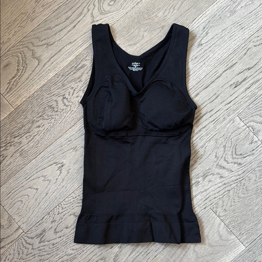 Three Black Shapewear Tank Top - Picture 2 of 2